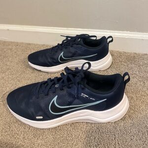 Nike Downshifter 12 Men's Road Running Shoes Midnight Navy/Worn Blue size 7.5